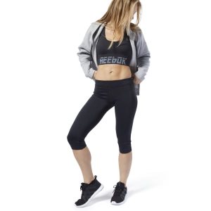 Reebok Workout Ready Capris Tights Damen - Schwarz - DE 429-WGC